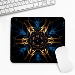 Pattern Texture Copper Teal Design Large Mousepads by Wegoenart