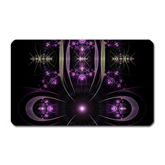 Fractal Purple Elements Violet Magnet (rectangular) by Wegoenart