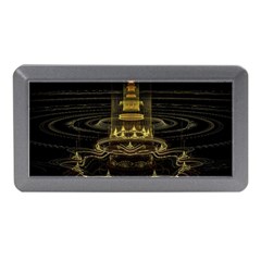 Fractal City Geometry Lights Night Memory Card Reader (mini) by Wegoenart