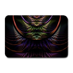 Fractal Colorful Pattern Fantasy Plate Mats by Wegoenart