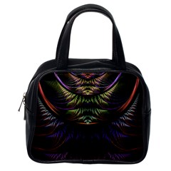 Fractal Colorful Pattern Fantasy Classic Handbag (one Side) by Wegoenart