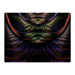 Fractal Colorful Pattern Fantasy Double Sided Flano Blanket (mini)  by Wegoenart