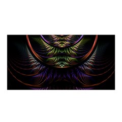 Fractal Colorful Pattern Fantasy Satin Wrap by Wegoenart