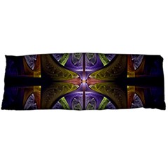 Fractal Blue Tin Pattern Texture Body Pillow Case (dakimakura)