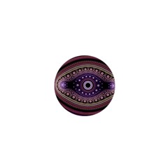 Fractal Pink Eye Fantasy Pattern 1  Mini Buttons by Wegoenart