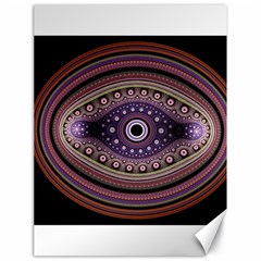 Fractal Pink Eye Fantasy Pattern Canvas 18  X 24  by Wegoenart