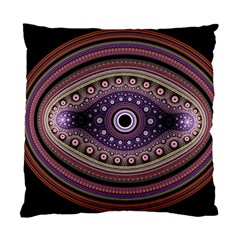 Fractal Pink Eye Fantasy Pattern Standard Cushion Case (one Side) by Wegoenart