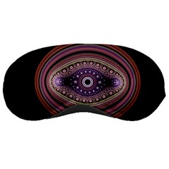 Fractal Pink Eye Fantasy Pattern Sleeping Masks by Wegoenart