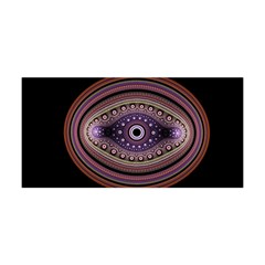 Fractal Pink Eye Fantasy Pattern Yoga Headband by Wegoenart