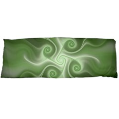 Fractal Green White St Patricks Day Body Pillow Case Dakimakura (two Sides) by Wegoenart