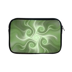 Fractal Green White St Patricks Day Apple Ipad Mini Zipper Cases by Wegoenart