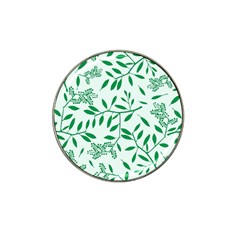 Leaves Foliage Green Wallpaper Hat Clip Ball Marker (4 Pack) by Wegoenart