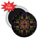 Fractal Detail Elements Pattern 2.25  Magnets (10 pack)  Front