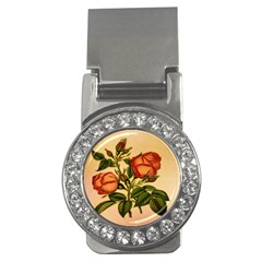 Vintage Flowers Floral Vintage Money Clips (cz)  by Wegoenart