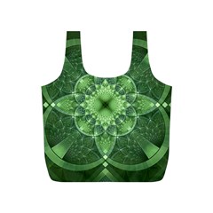 Fractal Green St Patrick S Day Full Print Recycle Bag (s) by Wegoenart