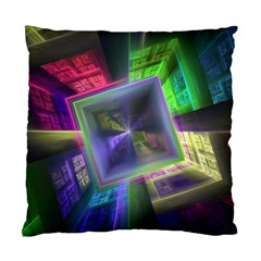 Perspective Technology Fractal Standard Cushion Case (two Sides) by Wegoenart