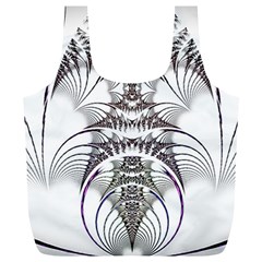 Fractal Delicate Intricate Full Print Recycle Bag (xl) by Wegoenart