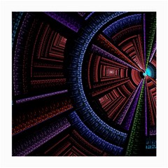 Fractal Circle Pattern Curve Medium Glasses Cloth by Wegoenart