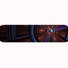 Fractal Circle Pattern Curve Large Bar Mats by Wegoenart