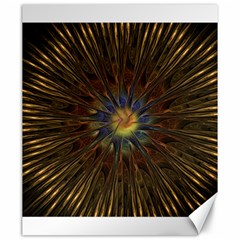 Fractal Golden Spiral Geometry Canvas 20  X 24  by Wegoenart