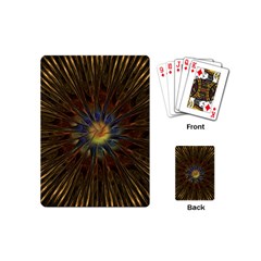 Fractal Golden Spiral Geometry Playing Cards (mini) by Wegoenart