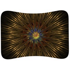 Fractal Golden Spiral Geometry Velour Seat Head Rest Cushion