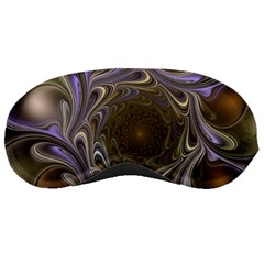 Fractal Waves Whirls Modern Sleeping Masks by Wegoenart