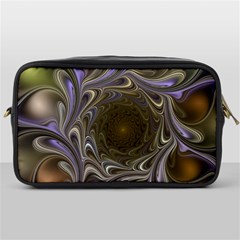 Fractal Waves Whirls Modern Toiletries Bag (one Side) by Wegoenart