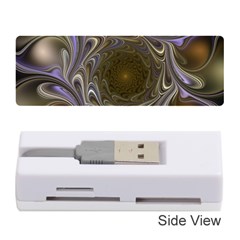 Fractal Waves Whirls Modern Memory Card Reader (stick) by Wegoenart