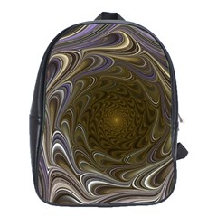 Fractal Waves Whirls Modern School Bag (xl) by Wegoenart