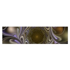 Fractal Waves Whirls Modern Satin Scarf (oblong) by Wegoenart