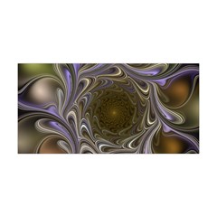 Fractal Waves Whirls Modern Yoga Headband by Wegoenart