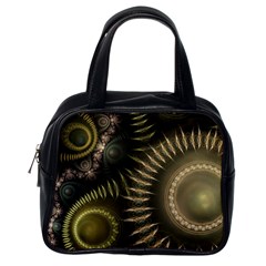 Fractal Steampunk Gears Fantasy Classic Handbag (one Side) by Wegoenart