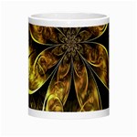 Fractal Floral Gold Golden Morph Mugs Center