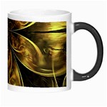 Fractal Floral Gold Golden Morph Mugs Right