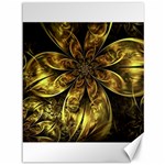 Fractal Floral Gold Golden Canvas 36  x 48  35.26 x46.15  Canvas - 1