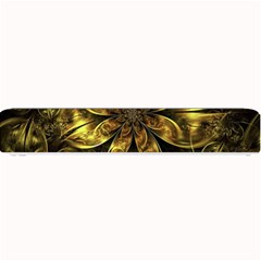 Fractal Floral Gold Golden Small Bar Mats