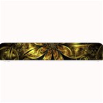 Fractal Floral Gold Golden Small Bar Mats 24 x4  Bar Mat