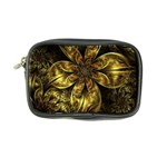 Fractal Floral Gold Golden Coin Purse Front