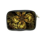 Fractal Floral Gold Golden Coin Purse Back