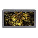 Fractal Floral Gold Golden Memory Card Reader (Mini) Front