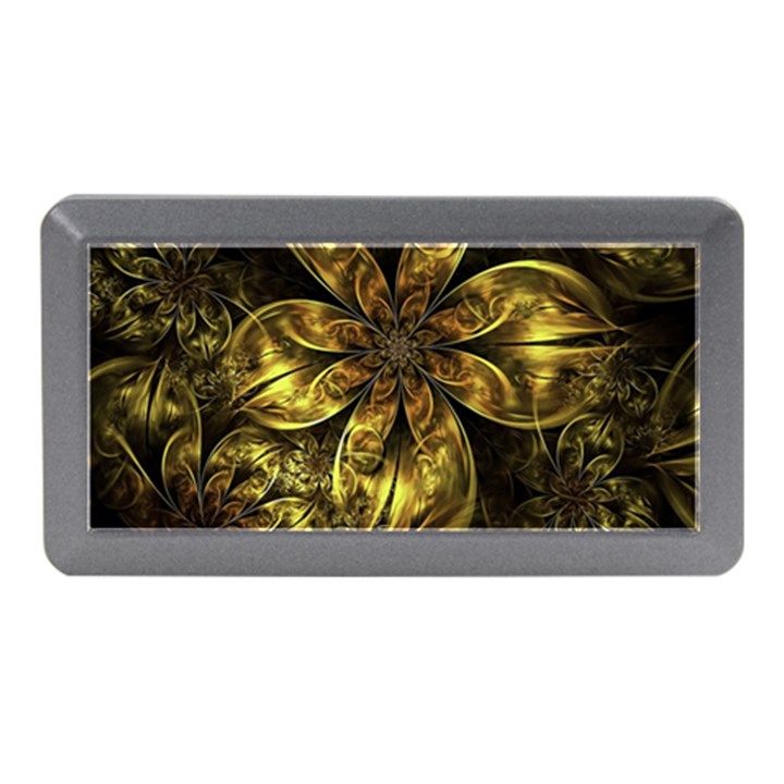 Fractal Floral Gold Golden Memory Card Reader (Mini)