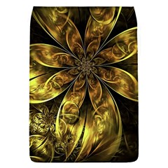 Fractal Floral Gold Golden Removable Flap Cover (L)