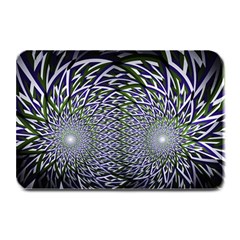 Fractal Mirror Flowers Plate Mats by Wegoenart