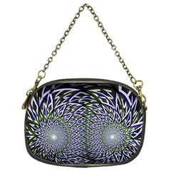 Fractal Mirror Flowers Chain Purse (one Side) by Wegoenart