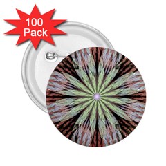 Fractal Floral Fantasy Flower 2 25  Buttons (100 Pack)  by Wegoenart