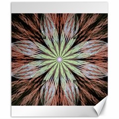 Fractal Floral Fantasy Flower Canvas 8  X 10  by Wegoenart