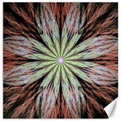 Fractal Floral Fantasy Flower Canvas 20  X 20  by Wegoenart