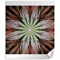 Fractal Floral Fantasy Flower Canvas 20  X 24  by Wegoenart