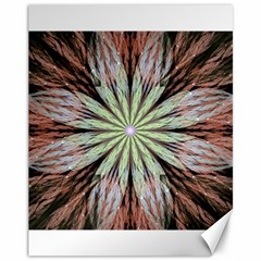 Fractal Floral Fantasy Flower Canvas 11  X 14  by Wegoenart